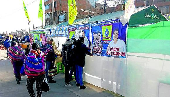 Movimiento político Mi Región vulneró las normas electorales con campaña médica