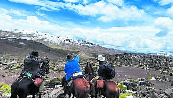 Cabalgata será de unos 200 km por montañas y parajes ubicados entre Caylloma  y Arequipa. (FOTO: DIFUSIÓN)