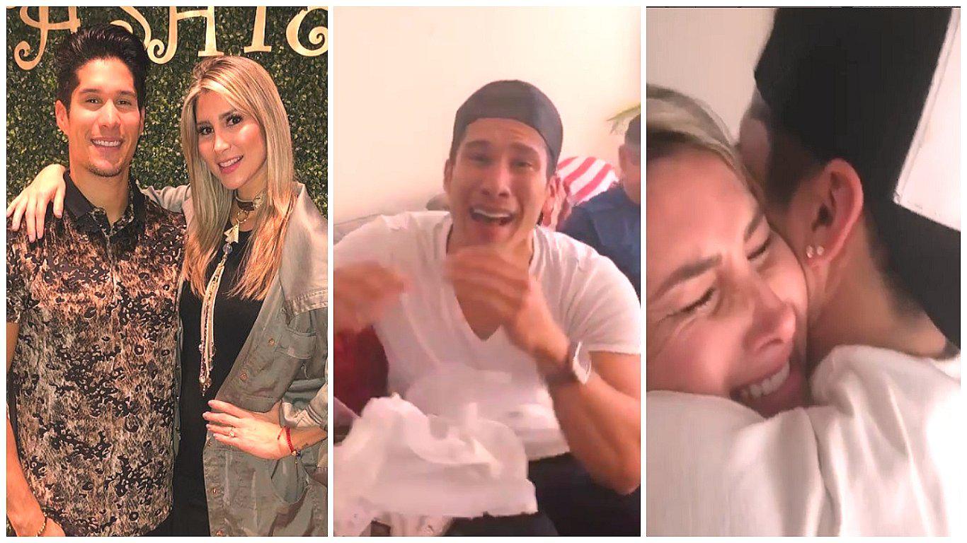 Chyno Miranda conmueve con llanto al enterarse que se convertirá en papá (VIDEO)