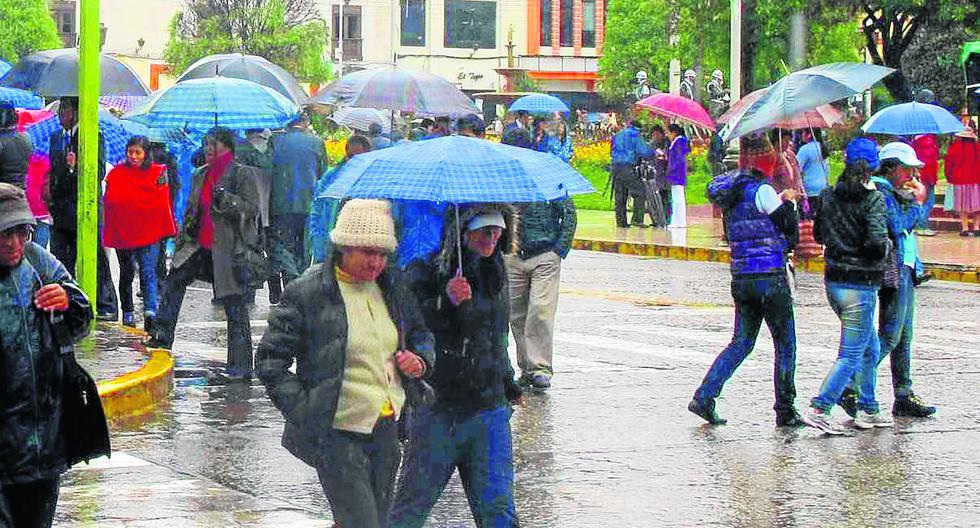 Después de días calurosos, se inician las lluvias sectorizadas en Junín