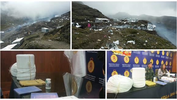 Cusco: Policías destruyen más de 100 campamentos mineros 