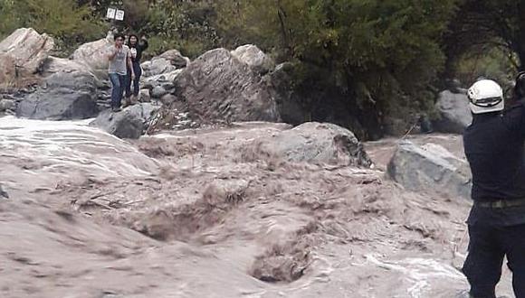 PNP rescata a 9 personas en las cataratas de Sogay