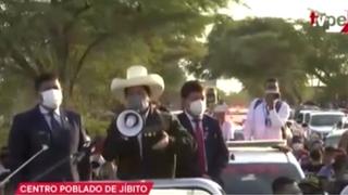 Pedro Castillo tras viajar a Piura por sismo: “Vamos a estar donde el pueblo nos necesita” (VIDEO)