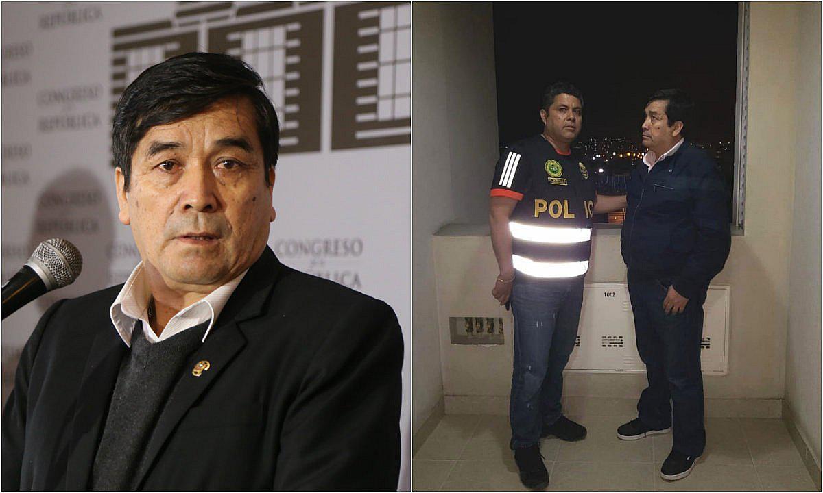 PNP captura al destituido congresista Benicio Ríos  (FOTOS)