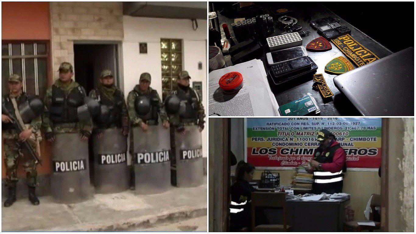 Detienen a 35 personas en megaoperativo contra traficantes de terrenos en Chimbote (VIDEO)