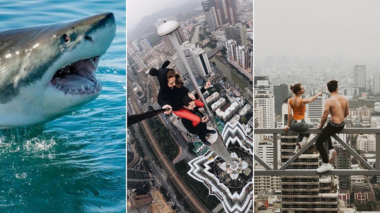 Tomarte un 'selfie' arriesgado puede ser incluso más mortal que un ataque de tiburón 