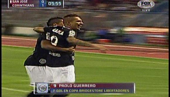Corinthians empata 1-1 con San José de Bolivia: Mira el gol de Paolo Guerrero en la Libertadores