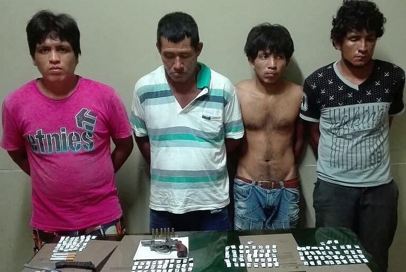 Tumbes: Atrapan a la banda "Los Malditos de las Vacas" con armas y droga