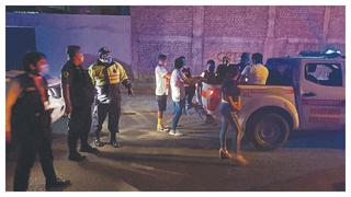 40 personas fueron intervenidas en una fiesta durante el toque de queda, en Chimbote