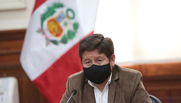Guido Bellido, jefe del del Gabinete Ministerial, reiteró su solidaridad y compromiso para evitar impases como el ocurrido con la periodista de TV Perú Tiffany Tipiani. (Foto: PCM)
