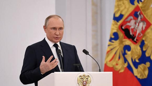 El presidente ruso, Vladimir Putin. (Foto de NATALIA KOLESNIKOVA / AFP)