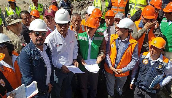 Presidente de la PCM visitó zonas afectadas en Arequipa