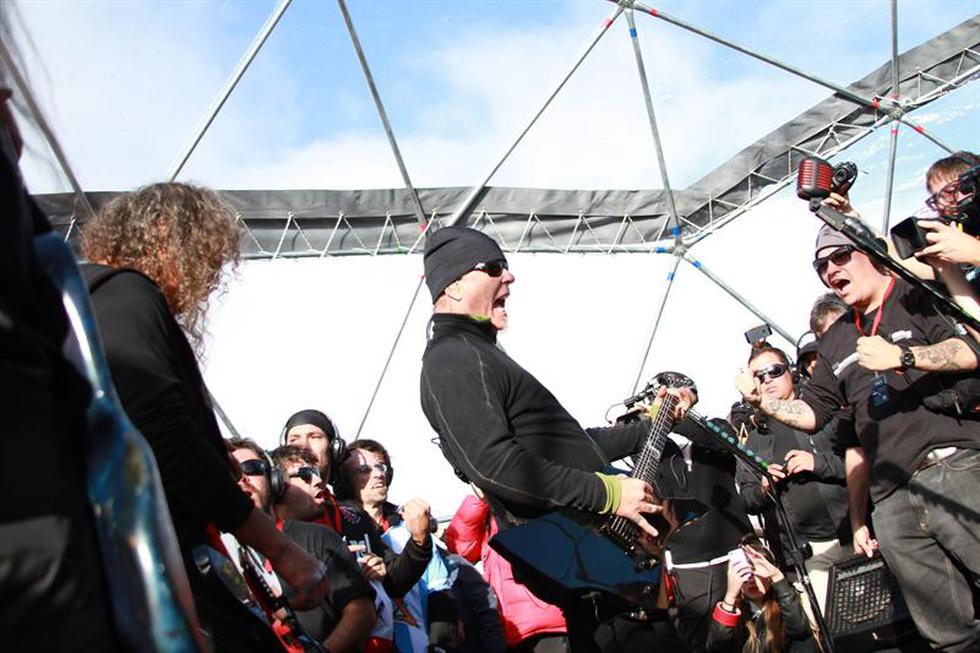 Metallica en la Antártida: revive el espectacular concierto (Fotos)