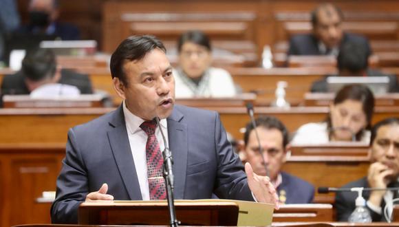 Félix Chero se dirigió este jueves al Poder Legislativo. (Foto: Congreso)