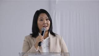 Keiko Fujimori informa al PJ cancelación de viaje a Londres y que llegada a España puede variar de fecha