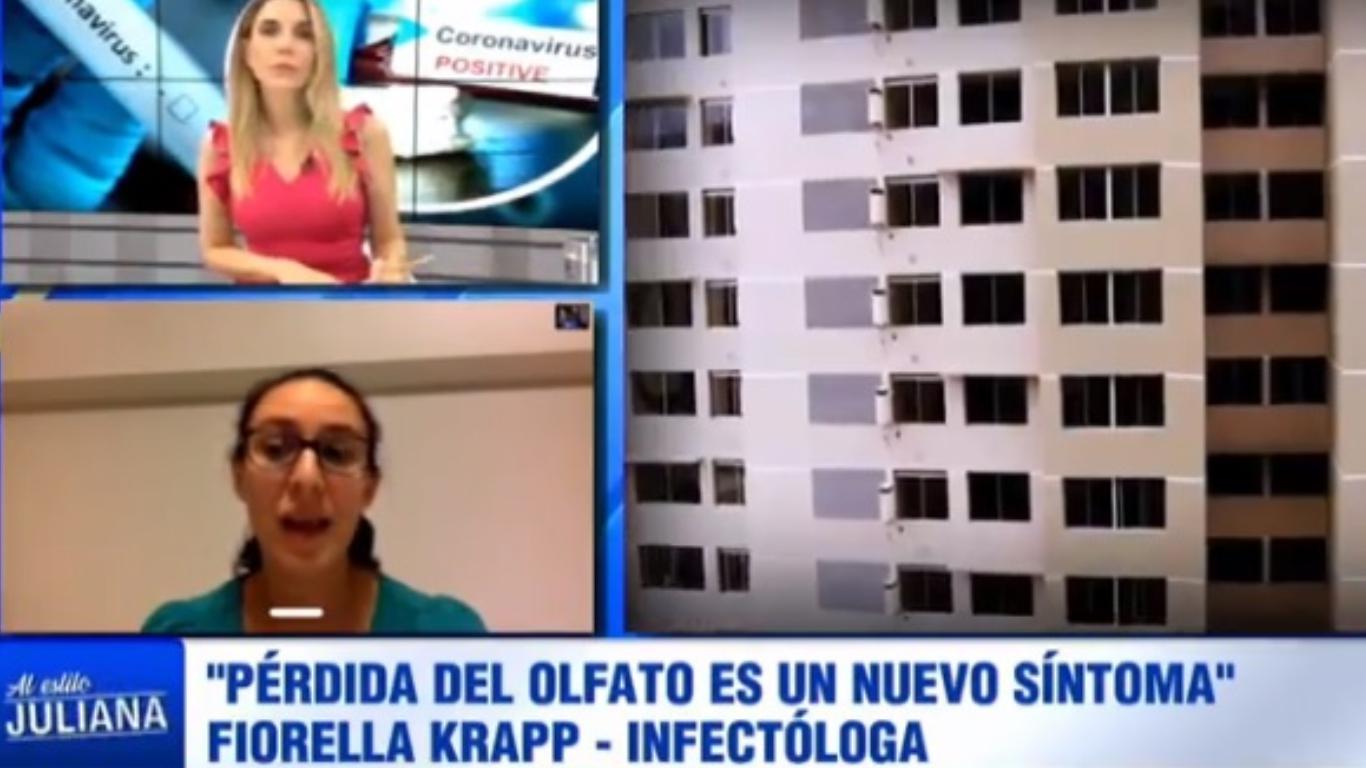 Revelan que la pérdida de olfato es un nuevo síntoma del coronavirus (Foto: captura video ATV)