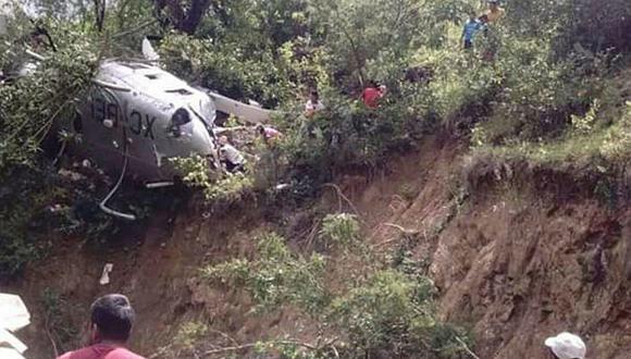 Terremoto en México: Helicóptero con ayuda para víctimas se desploma
