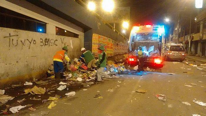 Más de 90 toneladas se recogieron de la plataforma Andrés Avelino Cáceres