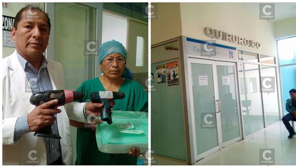 Huancayo: Médicos denuncian que operan con taladro de ferretería y toman radiografías con celular (VIDEO)
