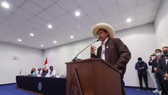 Pedro Castillo dijo que "como gobierno electo" no pueden hacer más hasta que el JNE se pronuncie. (Foto referencial: GEC)