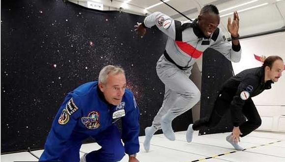 Usain Bolt desafió las leyes de la física y corrió con gravedad cero 