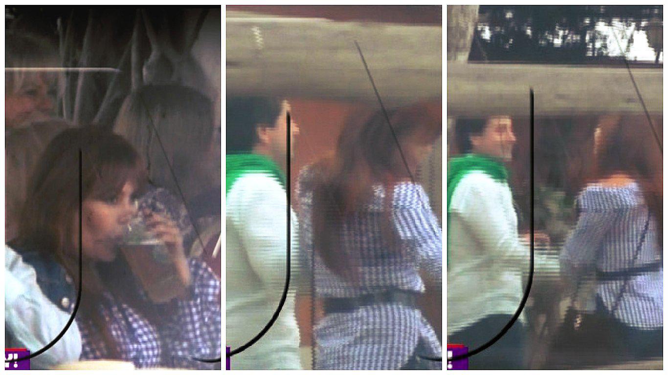 Magaly Medina es ampayada así festejando junto a su esposo (VIDEO)