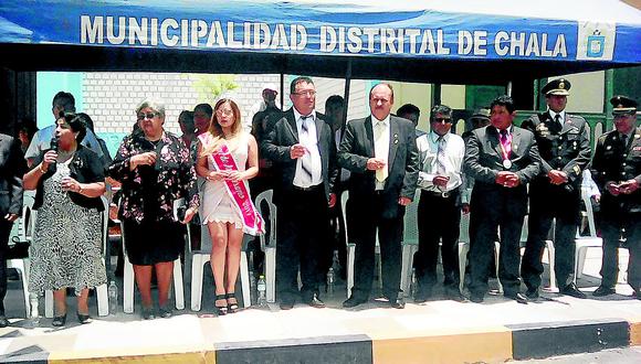 Distritos de Chala y Ocoña celebraron aniversarios