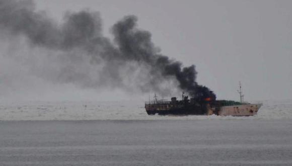 Incendio en pesquero surcoreano deja nueve muertos 