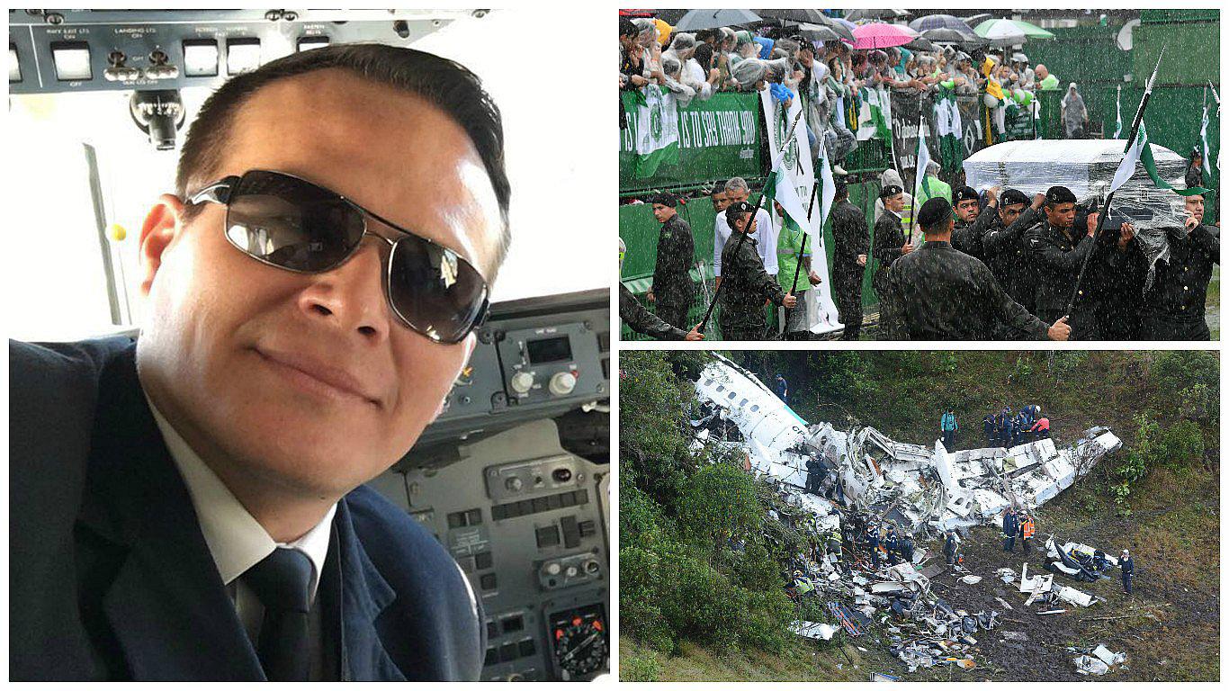 Chapecoense: "​Mi marido no es un monstruo", dice esposa del piloto de avión