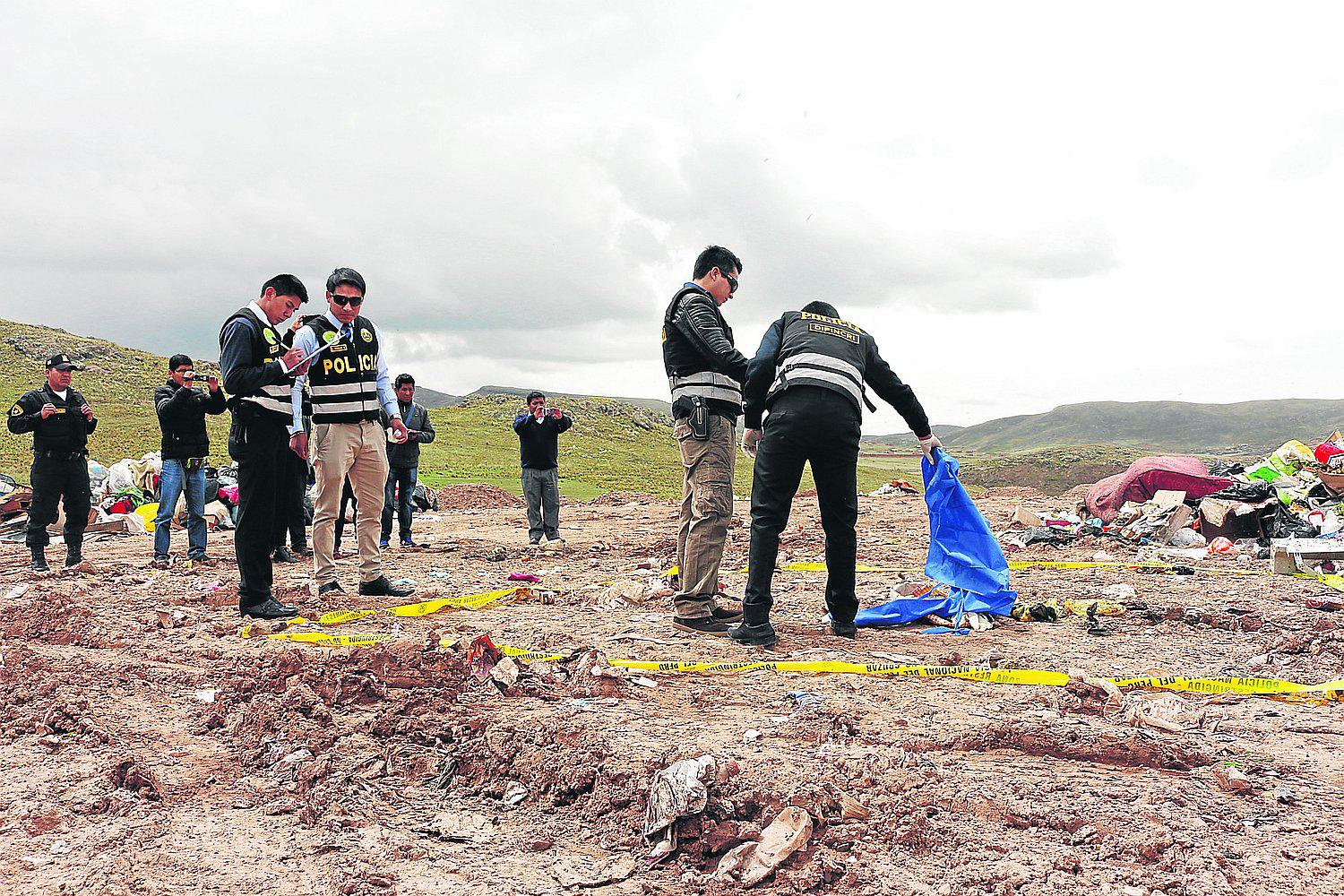 Cuerpo de recién nacido fue hallado en basural junto a guantes quirúrgicos