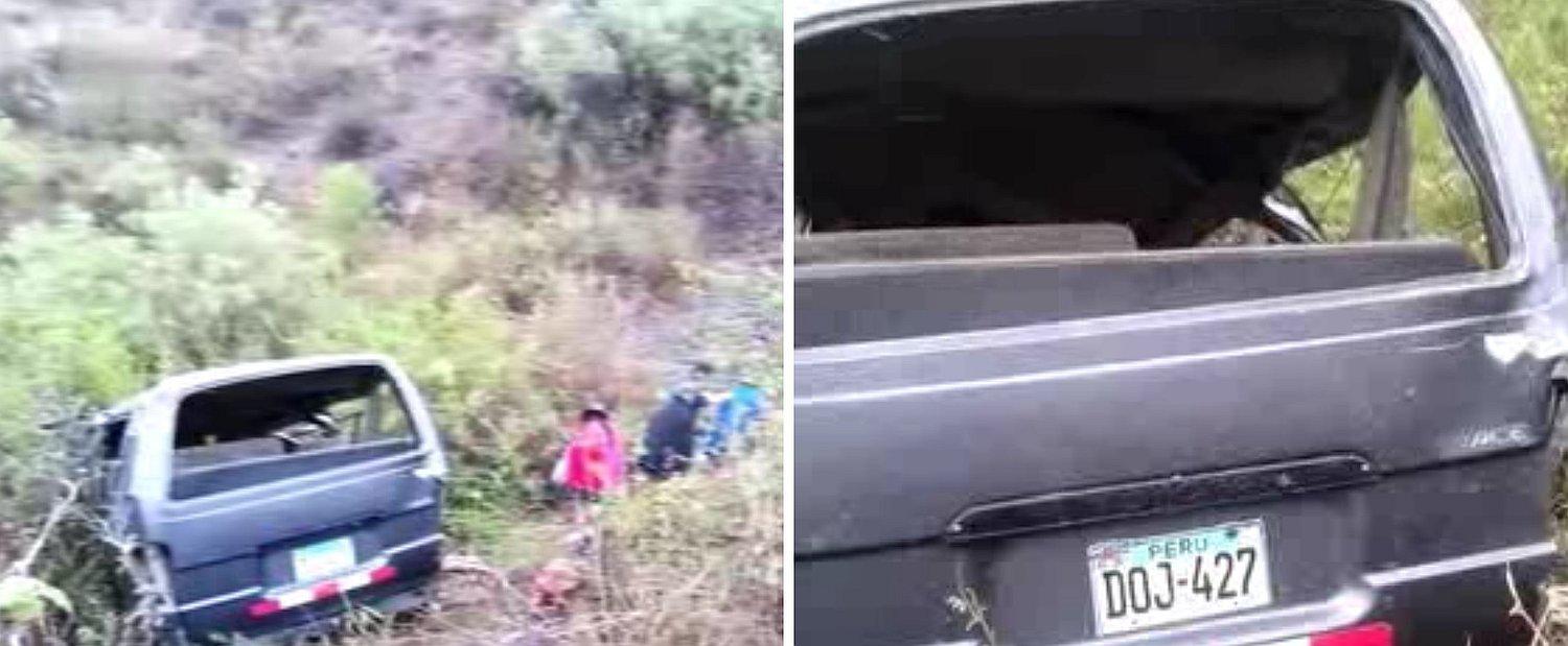 Áncash: combi con beneficiarios de Pensión 65 cae a abismo y deja ocho muertos 