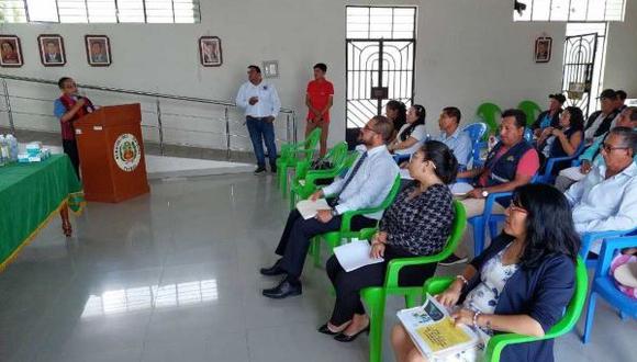 Magistrados de la Corte Superior de Justicia de Sullana realizaron la capacitación en Paimas, Ayabaca.