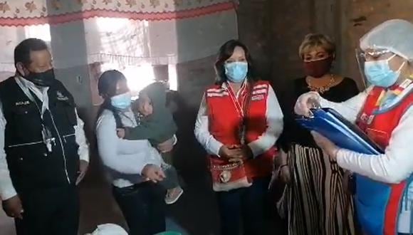 Como parte del trabajo articulado a favor de la población vulnerable en Arequipa, la titular del Midis asistió a un encuentro con representantes de las ollas comunes de la región. (Foto: Radio Yaraví Arequipa)