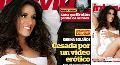 Exviceministra cesada por video erótico posa desnuda para una revista