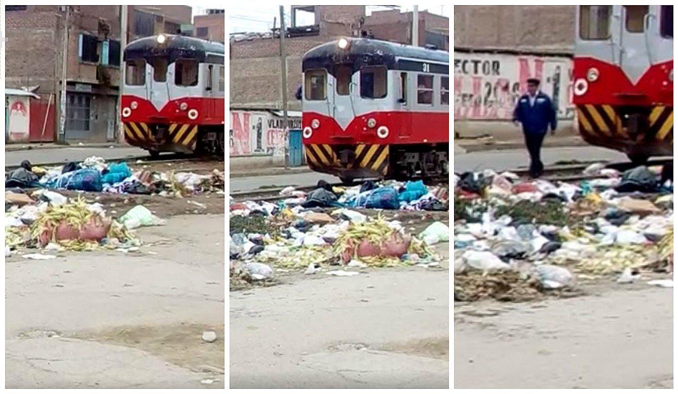 Maquinista del Tren Macho encuentra basura en su camino y hace esto (VIDEO)