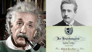 Notas de Albert Einstein en el colegio desmienten el mito de que no era un estudiante aplicado