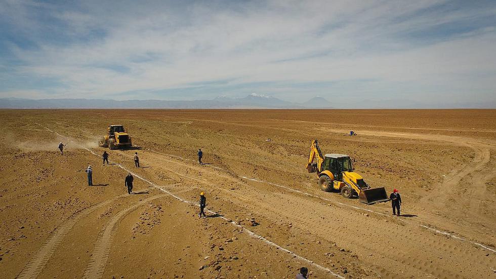 Gobierno Regional de Arequipa inició obras viales en proyecto Majes Siguas II