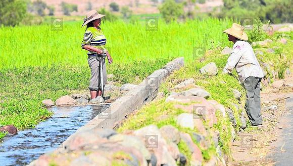 Agua asegurada para campaña agrícola 2018