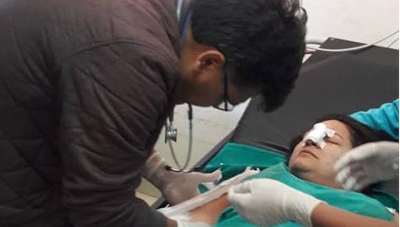 ​Lesly Cabello sufre accidente en Huancavelica