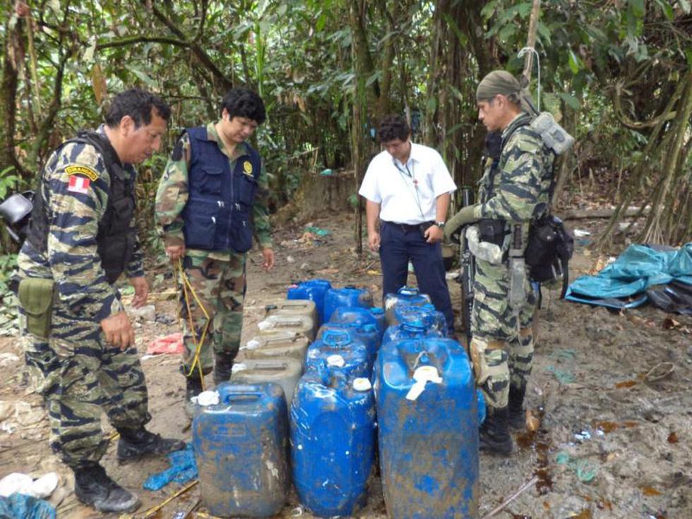 Destruyen insumos para droga en Monzón