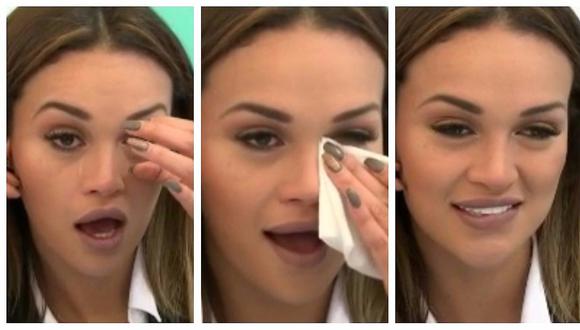 Angie Arizaga llora en vivo por tierno mensaje de Nicola Porcella en su cumpleaños (VIDEO)