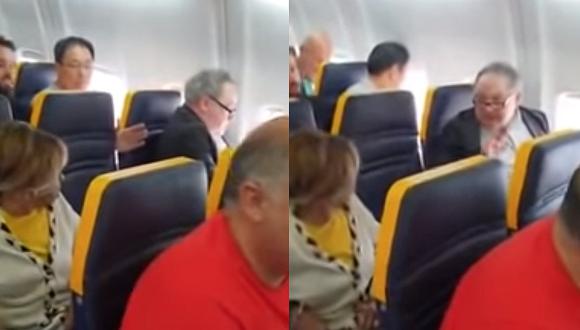 Un sujeto atacó verbalmente a una mujer con comentarios racistas en pleno vuelo (VIDEO)