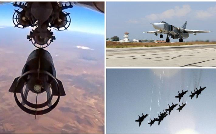 Rusia efectúa ataque masivo y coordina con Francia las acciones contra Estado Islámico