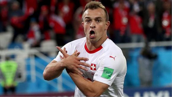 Suiza complica a Serbia tras ganarle 2-1 con agónico gol de Shaqiri