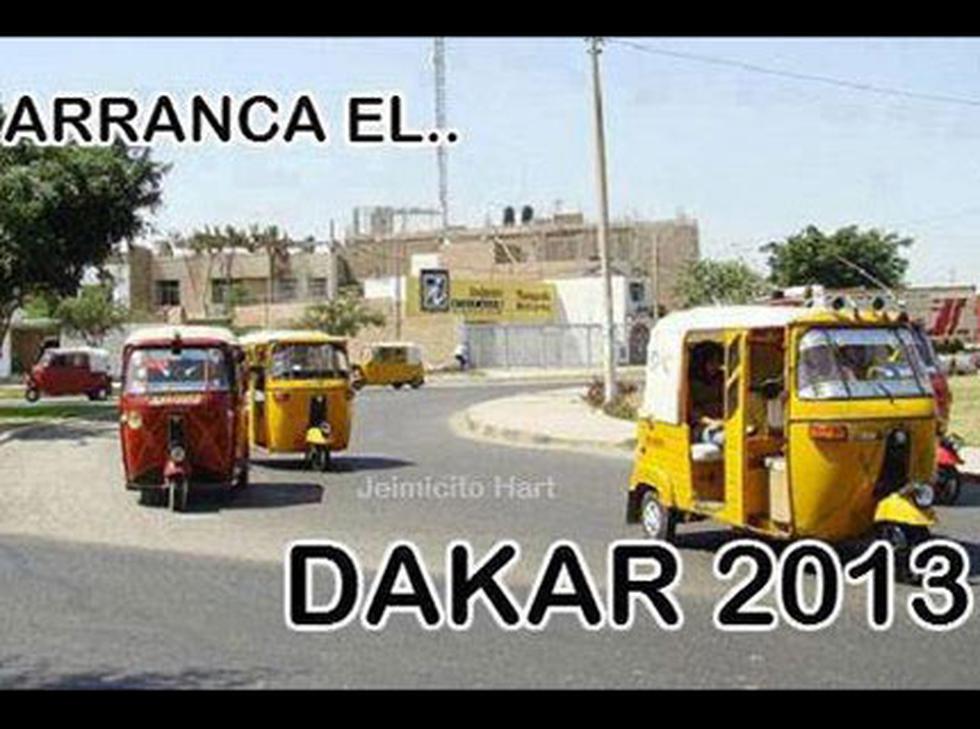 'Memes' del Rally Dakar 2013 inundan redes sociales