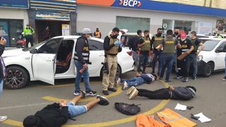 Policía frustra asalto a banco y captura a tres delincuentes en Los Olivos (VIDEO)