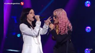 “La Voz Argentina”: Lali Espósito y Nicki Nicole se unieron para espectacular número musical 