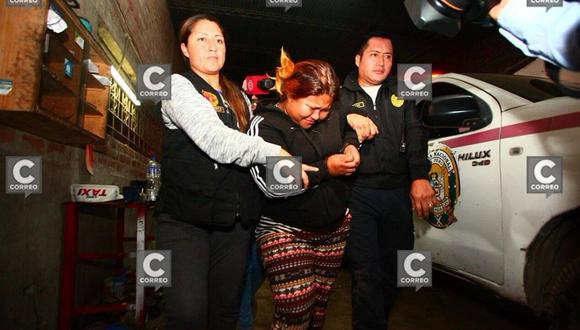 Villa María del Triunfo: capturan mujer que integraba banda de robacarros (FOTOS)