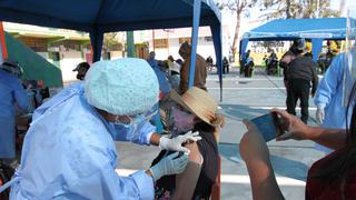Arequipa: 52 mil personas vacunadas contra el coronavirus