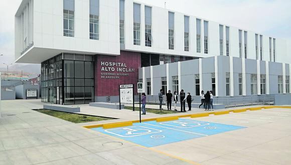Hospital de Alto Inclán sigue sin ser usado por población. (Foto: Difusión)